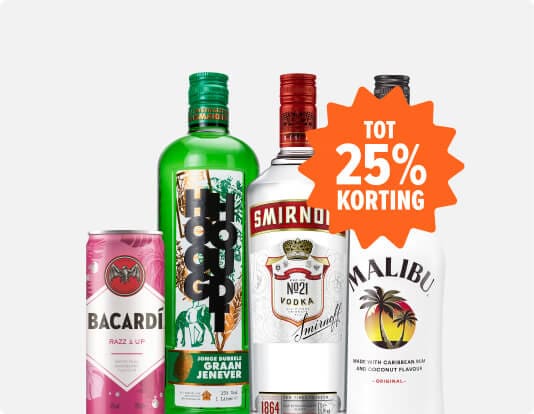 Actieknallers. De beste mixdrank aanbiedingen van deze week.